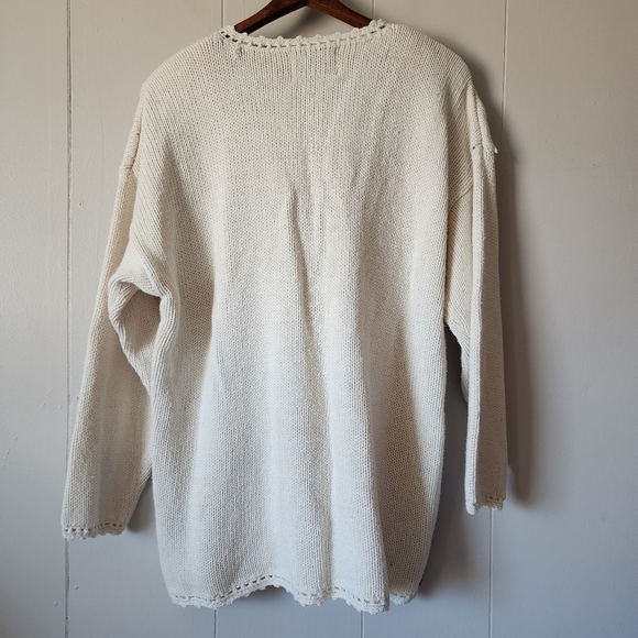 Vintage Heirloom Collectibles 1996 Harvest Knit Sweater Women’s Large 3D Pumpkin - Picture 8 of 10